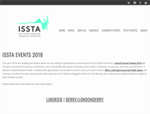 Tablet Screenshot of issta.ie
